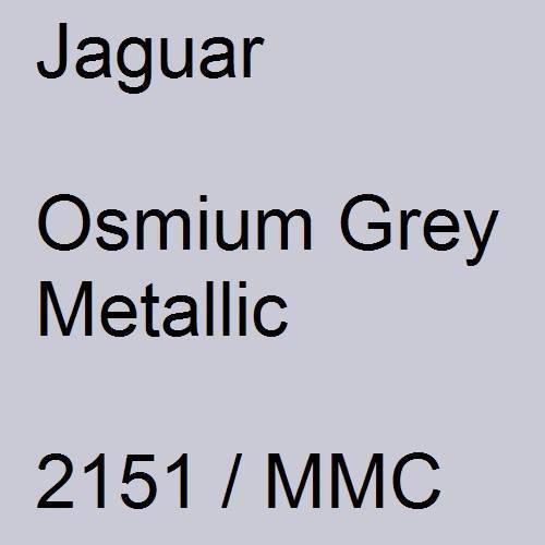 Jaguar, Osmium Grey Metallic, 2151 / MMC.